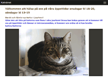 Tablet Screenshot of kattvarnet.nu